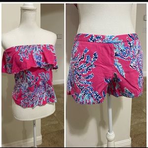 NWOT Lilly Pulitzer Pink Samba Matching set